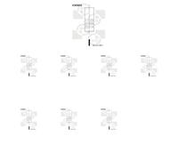 8 x Valvola di scarico BGA per AUDI, SEAT, SKODA, VW A1, A3, A3 8P, A3