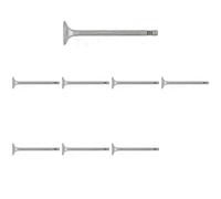 8 x Valvola di scarico TOPRAN per AUDI, SEAT, SKODA, VW A1, A2, A3 8P, A3