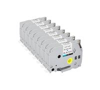 8 x Veson compatibili con Brother P-Touch nastro TZe-231 TZe231 TZc 231 12mm di larghezza, nastro di stampa 0.47 laminato per i modelli PT-E110 PT-D400 H105WB D210 H110 D600VP H107B H100LB