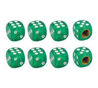 8 X You.S Coperture Valvole Dado con Guarnizione IN Verde per Camion Auto
