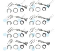 8 X You.S Kit Riparazione Serratura Porta L Anteriore / R per Audi A4 / A4 Avant
