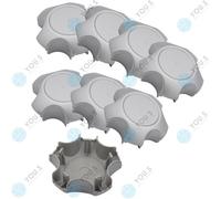 8 X YOU.S Original Tappi Di Ruota Coprimozzo 115,0 - 82,0 Mm - Argento