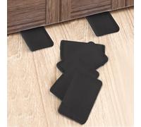 8 Zeppe per Livellare Mobili, Spessori in Plastica Antiscivolo per Tavoli e | Regolazione precisa da 2 a 5 mm, impilabili per spazi più grandi, PVC impermeabile protegge i pavimenti(Black)