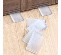 8 Zeppe per Livellare Mobili, Spessori in Plastica Antiscivolo per Tavoli e | Regolazione precisa da 2 a 5 mm, impilabili per spazi più grandi, PVC impermeabile protegge i pavimenti(Clear)