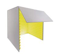 80 * 80 * 80 cm Pannelli in schiuma a prova di suono Cabina vocale Cabina portatile insonorizzata per studio desktop Registrazione audio vocale Registrazione audio Scatola per cabina vocale (Color :