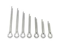 80/90/260 Pz 304 Coppiglia In Acciaio Inox Assortimento Kit Split Snap Spilli M1.5 M2 . M3 M4 M5 M6 Fischietto Tornante U-pin Trattore Spille For Auto Per Auto(80pcs)