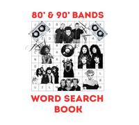 80’ & 90’ Bands Word Search: Nostalgic, retro Bands Word Search for Adults. Pop, grunge, heavy metal, Grammy winners and much more! Word Search puzzels with the most iconic Artists of the 80s & 90s