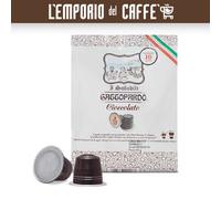 80 Capsule Gattopardo CIOCCOLATA Compatibili Sistema Nespresso