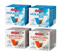 80 Capsule Ristora Compatibili Nescafé Dolce Gusto - 40 Cappuccino, 40 Mokaccino