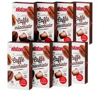 80 capsule Ristora compatibili Nespresso - caffè MACCHIATO