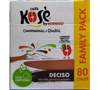 80 CIALDE CAFFE KOSE Kosè by Kimbo filtrocarta ese 44 mm MISCELA DECISO