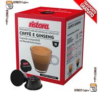 10 Capsule CAFFÈ E GINSENG Ristora compatibili Nescafè Dolce Gusto