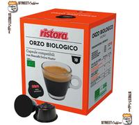 80 Cialde Capsule Caffe Orzo Biologico Ristora Compatibile Nescafè Dolce Gusto