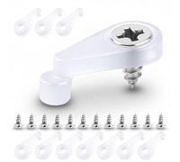 80 clip di fissaggio in vetro da 4 mm con viti, clip di fissaggio trasparenti in plastica per ante di armadi, specchi e pannelli in vetro, porte in vetro