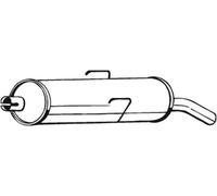 80 CV SILENZIATORE POSTERIORE PER PEUGEOT 205 I 741A/C 1.4 KW 59 CV 80