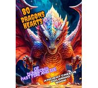 80 Dragon Hearts Of Dungeon’s Past Fire and Ice Ancient Creeds Coloring Book