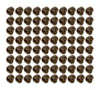 80 esche morbide per pesca alla carpa, lumaca e mirtillo rosso, 1 x 5 g di carne di lumaca artificiale (80 pezzi, nero)