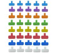 80 etichette per cavi, etichette multicolore scrivibili su cavi, per elettronica, gestione e identificazione dei cavi del computer, 8 colori