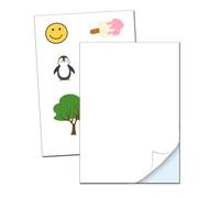 80 Fogli - Vinile Stampabile Carta Adesiva Impermeabile A4 - Bianca