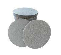80 Grit Sanding Discs, 100 Piece Flocked, 12.2cm Wood Metal Abrasive Pads | White Coated Design, Efficient Smoothing Disc Set, Abrasive Repair Pads, for Automotive Furniture Drywall Craft Restoration