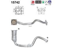 80 KW 109 CV CATALIZZATORE PER Citron Xsara N1 1.6 16V