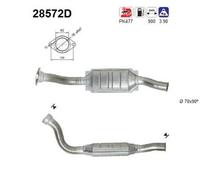 80 KW 109 CV CATALIZZATORE PER Fiat Ulysse 220 2.0 JTD