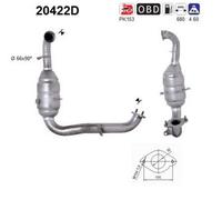 80 KW 109 CV CATALIZZATORE PER Ford Focus II DA, HCP, DP 1.6 TdCi