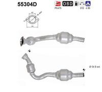 80 KW 109 CV CATALIZZATORE PER Peugeot Expert 224 2.0 HDi 16V