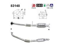 76 KW 103 CV CATALIZZATORE PER Rover 45 Tre Vol RT 1.4