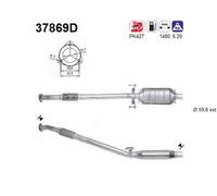 80 KW 109 CV CATALIZZATORE PER VW LT 28-46 II 2DC, 2DF, 2DG, 2DL, 2DM 2.5 TDI