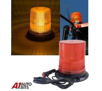 80 LED XL Ambra Allarme Luce Strobo Recupero Lampeggiante Faro Bullone Fissaggio