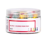 80 Messaggi Multicolore Tavolo Da Bacheca Colorate Pins Pins Pushpins Mappa Colorata Mappa Colorata Pushpins Decorativo Push Thumb