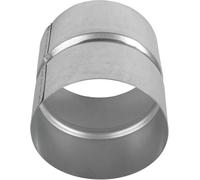 ø80 mm Prolunga di sfiato per connettore condotto di sfiato in metallo, raccordo per tubo in metallo zincato, accoppiatore di sfiato per essiccatore, giunto per tubo in carburo