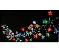 80 Multi Azione Multicolore Stella Grappolo Micro Brillanti con Timer - PREMIER