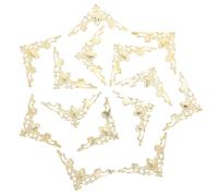 80 Pcs Confezione Di Protezioni Angolari Angoli Dei Libri in Metallo