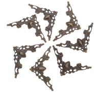 80 Pcs Confezione Di Protezioni Angolari Angoli Dei Libri in Metallo