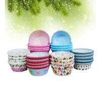 80 Pcs Muffin Boxes Baking Cups for Home Parties Pirottini Di Carta Per Cupcake