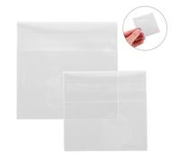 80 Pcs Sacchetti Richiudibili Porta Tesserino Trasparenti Per Gioielli