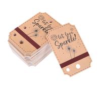 80 Pcs Scheda Di Imballaggio Regalo Carta Per Etichette Mini Mestieri