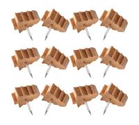 80 Pcs Spilli Da Mappa in Legno Puntine Disegno Per Bacheca Sughero Decorative