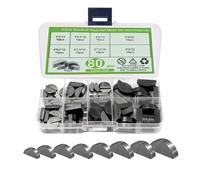 80 Pezzi Chiave Woodruff,8 Misure Kit Assortimento Puleggia Volano Albero Motore