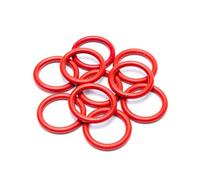 80 pezzi di O-ring in gomma rossa, sezione trasversale 4 mm, guarnizione ad anello elastico resistente all'usura,OD x ID x CS,66x58x4mm
