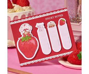80 pezzi di simpatici adesivi a forma di fragola, 4 modelli da 20 fogli ciascuno, adatti per note, diari, memo e decorare tutto ciò che si desidera, fragola, gatto, torta, idee regalo Frutta & verdura