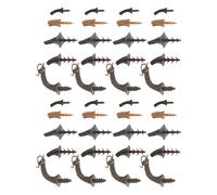 80 pezzi di steli di zucca finti, manico fai da te, forniture di zucca, teste