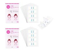 80 pezzi Face Lifting Tape invisibile, Face Tape Lifting Tapes per viso e collo, cerotto anti-rughe, nastro facciale lifting per un contorno ottico del viso
