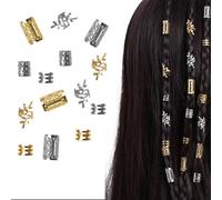 80 Pezzi Gioielli Dreadlocks Trecce Clip, Dread Lock, Accessori Per Capelli, Gioielli Dreadlocks Da Donna, Capelli Treccia Regolabili In Metallo, Accessori Dreadlock Per Uomini e Donne