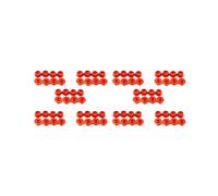 80 Pezzi nel Metallo Vite Biella Guarnizione Rondella Spessoramento Resto per WPL C14 C24 C34 C44 MN D90 D91 D99S RC Auto, Rosso