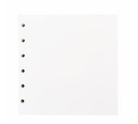 80 pezzi quadrati vuoti nucleo di ricambio a sei fori, in PVC, ricaricabile, impermeabile, antipolvere, design per studenti e riunioni