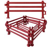 80 pezzi Recinzione Playmobil Recinzione, accessori per recinzioni di cavallo, giocattolo educativo creativo per bambini 3-12 anni, ideale per scene di fattoria e micro paesaggio, 9 x 4 x 0,8 cm