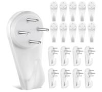 80 Pezzi Set di Ganci per Parete Senza Traccia, Multifunzionali per Appendere Foto, Quadri, Specchi, Cappelli e Oggetti Decorativi - Facile Installazione, Ultra Resistente e Nessun Danno